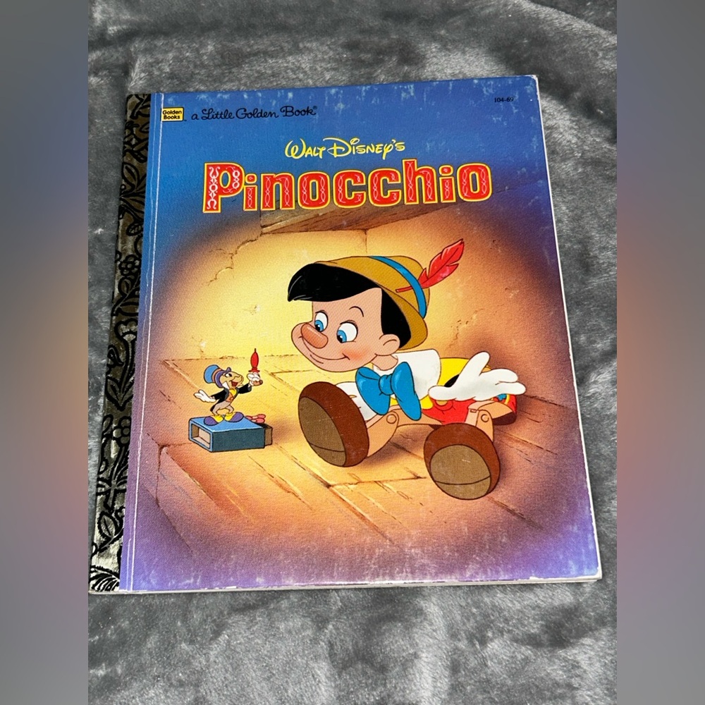 !*KIDS BOOKS 4/$10*! Little Golden Book Walt Disney’s Pinocchio, #104-69, 1995